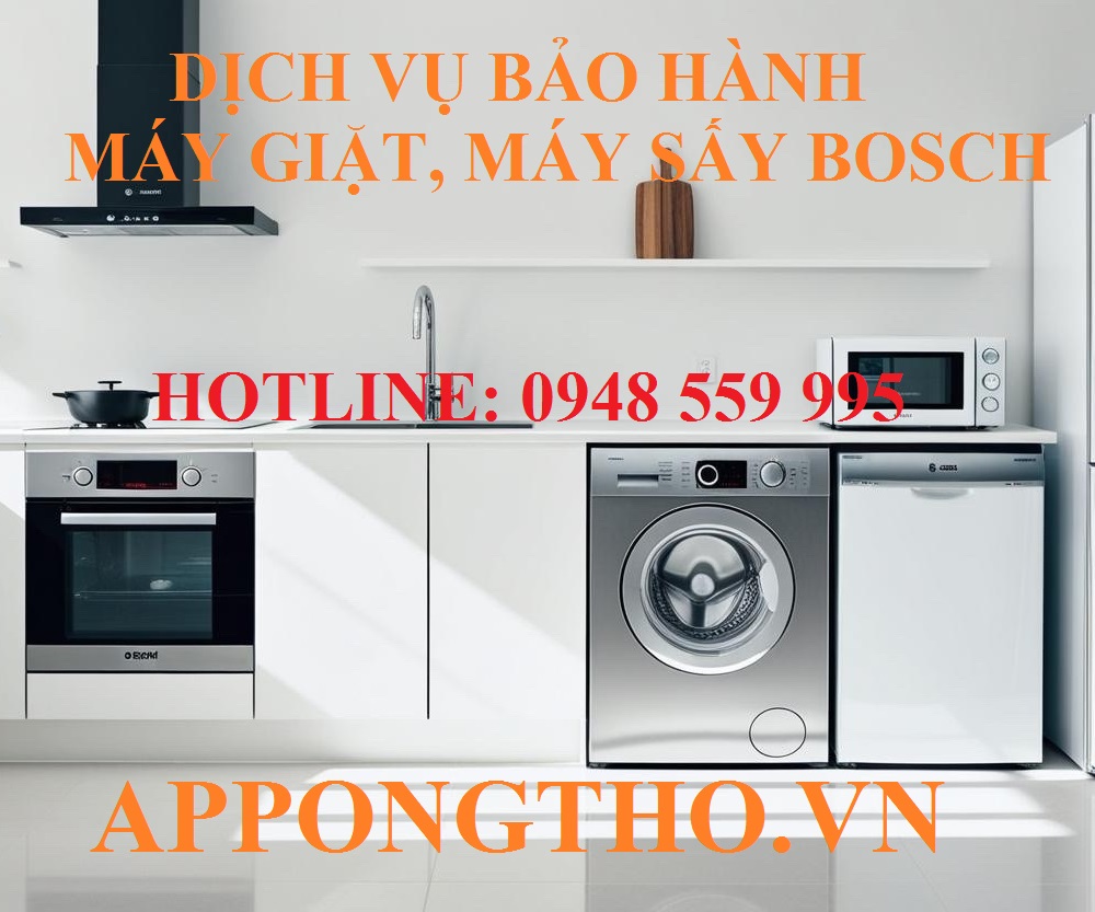 10 Trung tâm bảo hành máy giặt Bosch ủy quyền