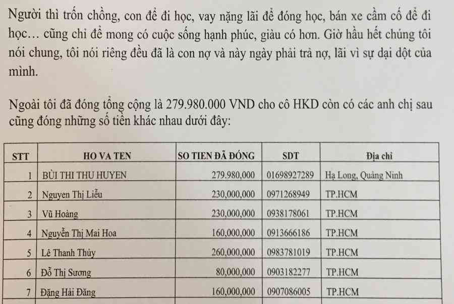 Thánh Nữ Lừa Đảo Hoàng Kim Dung Là Ai ? Có Lừa Đảo Không? Đơn Tố Cáo Thế Nào - Kiến Thức Cho Người lao Động Việt Nam