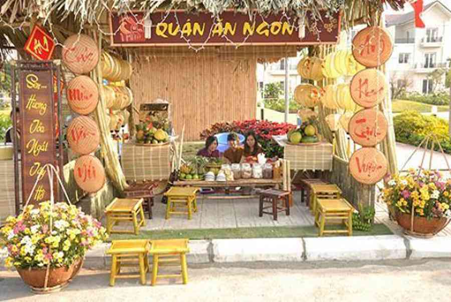 Trang trí gian hàng hội chợ xuân ngày Tết đẹp nhất - Kiến Thức Cho Người lao Động Việt Nam