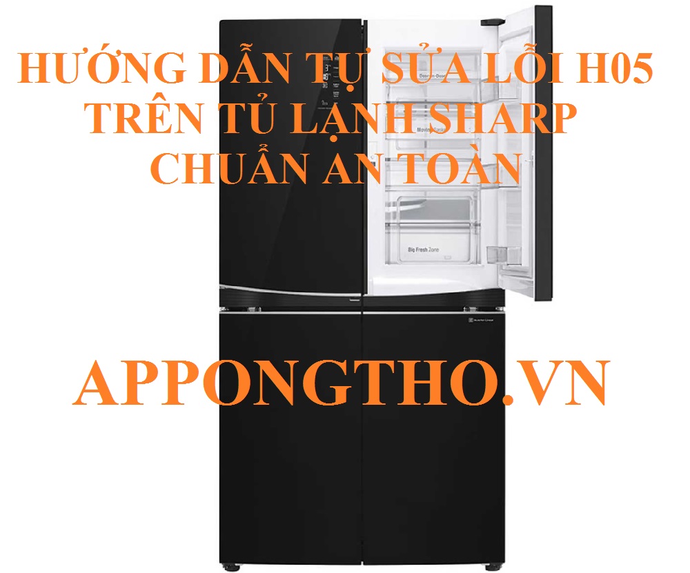 Tự Sửa Lỗi H-05 Tủ Lạnh Sharp Side By Side Dễ Dàng