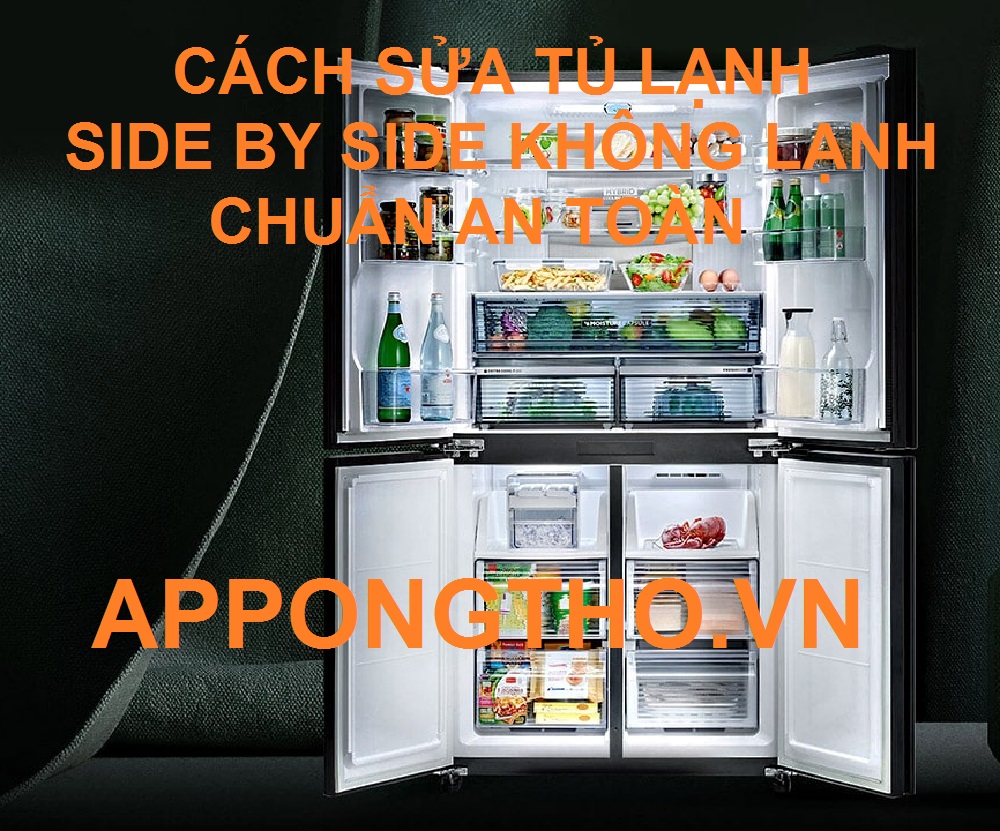 Tủ lạnh Side by Side không hoạt động, có cần thay toàn bộ không?